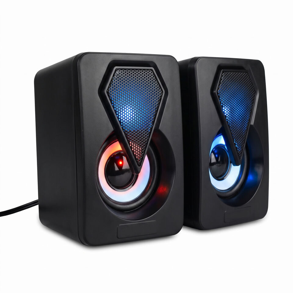 Bugatek BGSPK 1+1 3W RGB Siyah Hoparlör