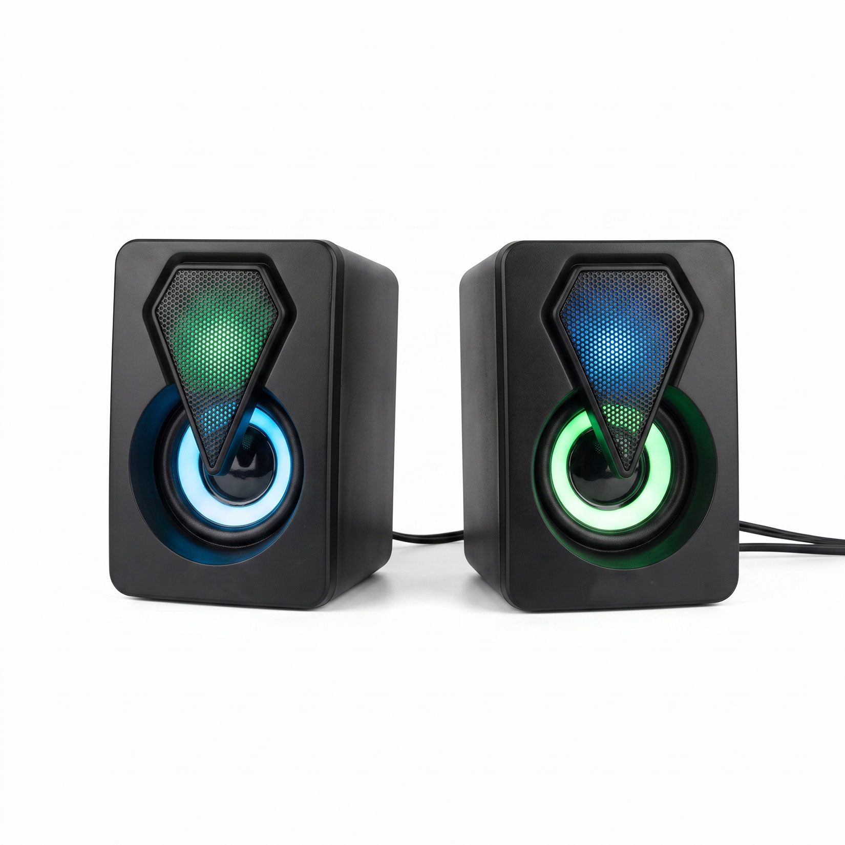 Bugatek BGSPK 1+1 3W RGB Siyah Hoparlör