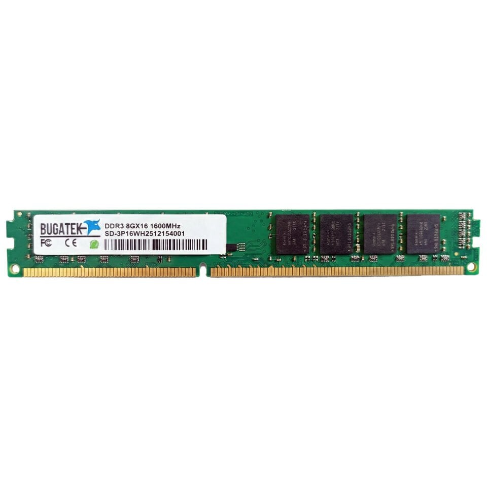 Bugatek 8Gb Ddr 3 1600MHz  Pc Ram