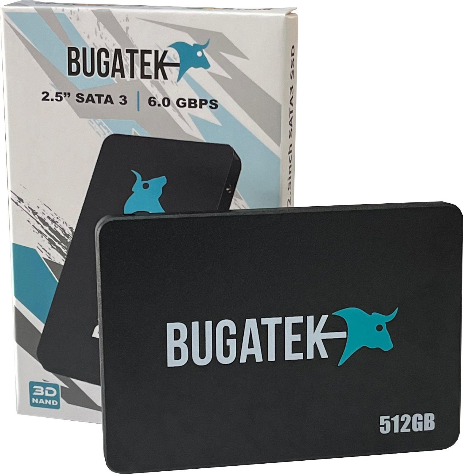 Bugatek BG1538 512GB 520/480MBs Sata 3 2.5'' SSD
