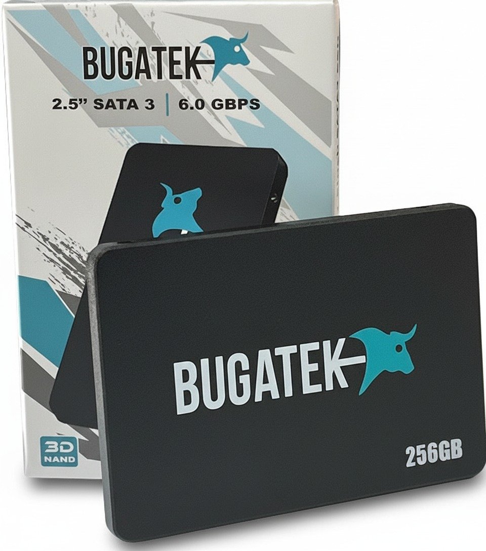 Bugatek BG1526 256GB 520/480MBs Sata 3 2.5'' SSD