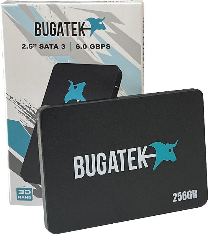Bugatek BG1526 256GB 520/480MBs Sata 3 2.5'' SSD