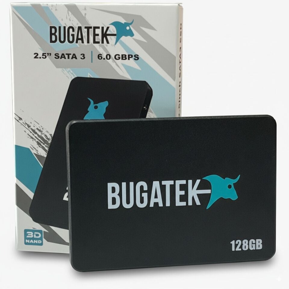 Bugatek BG1071 128GB 520/480MBs Sata 3 2.5'' SSD