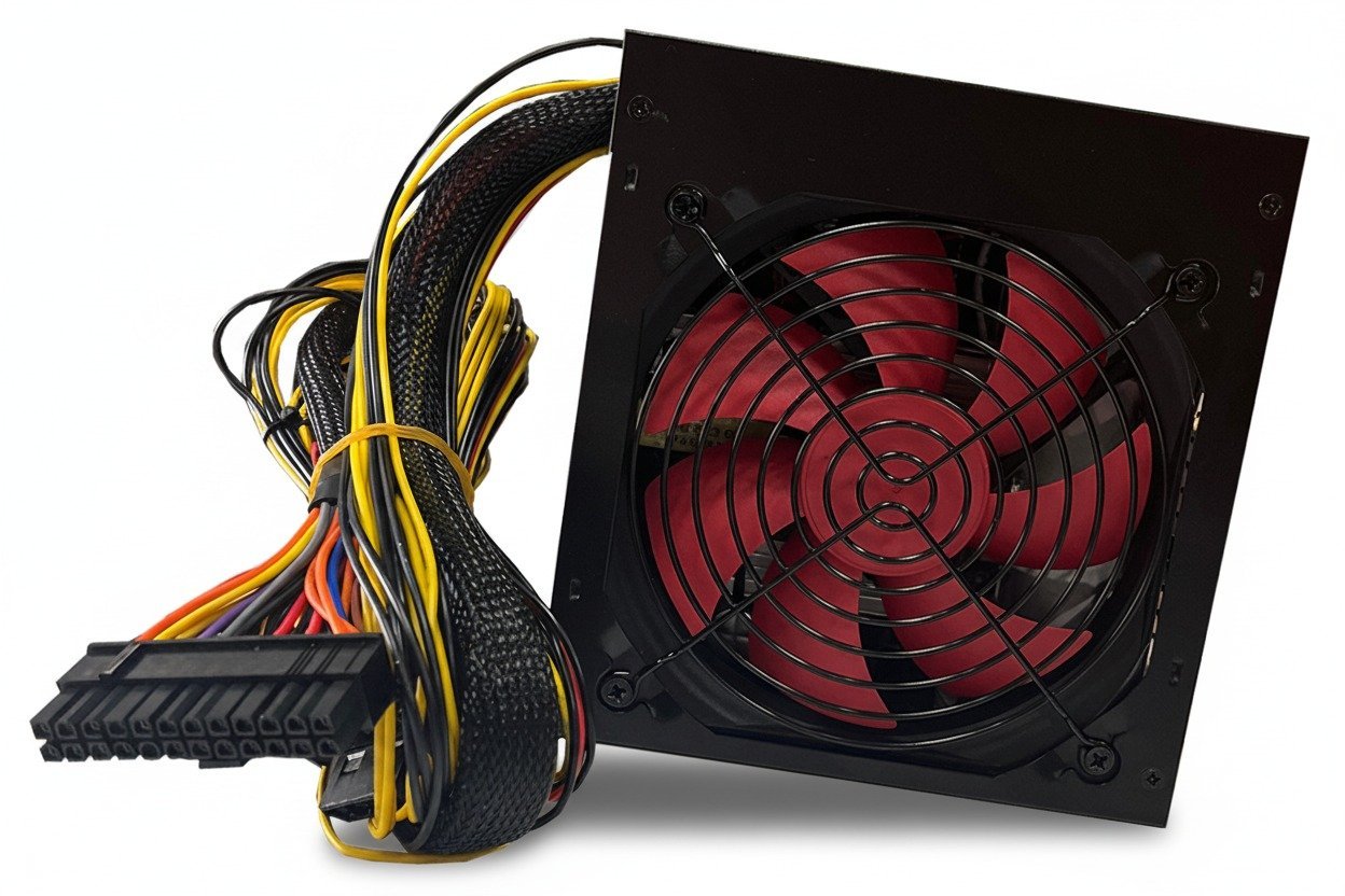 Bugatek BGPWR 500 W 12cm ATX  3 adet SATA 8+8 Pin Power Supply
