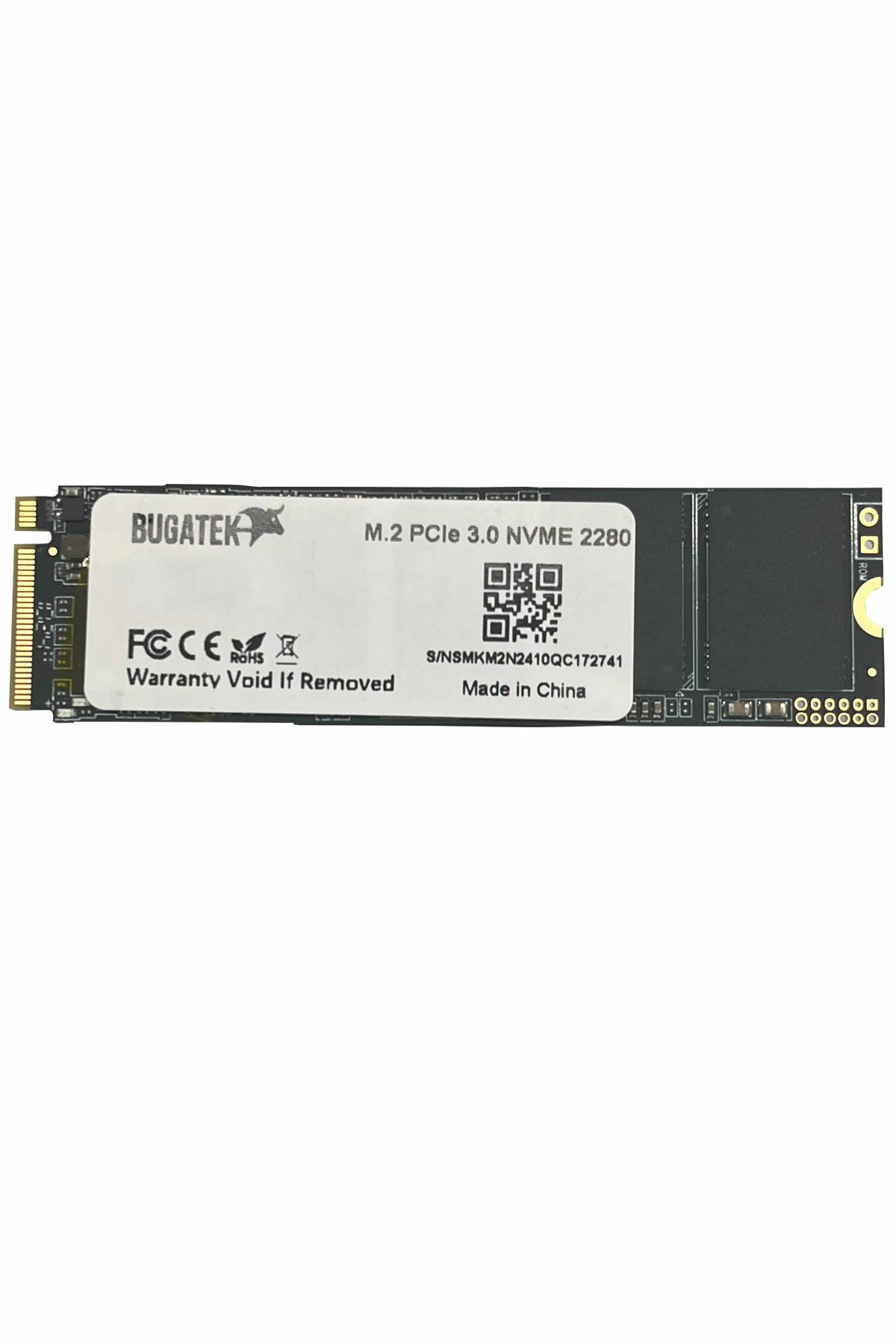 Bugatek BGNVME 512GB 3200-1800 MB/s Pcıe 3.0 NVME M.2