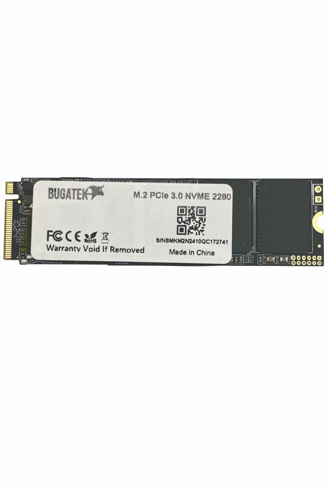 Bugatek BGNVME 512GB 3200-1800 MB/s Pcıe 3.0 NVME M.2