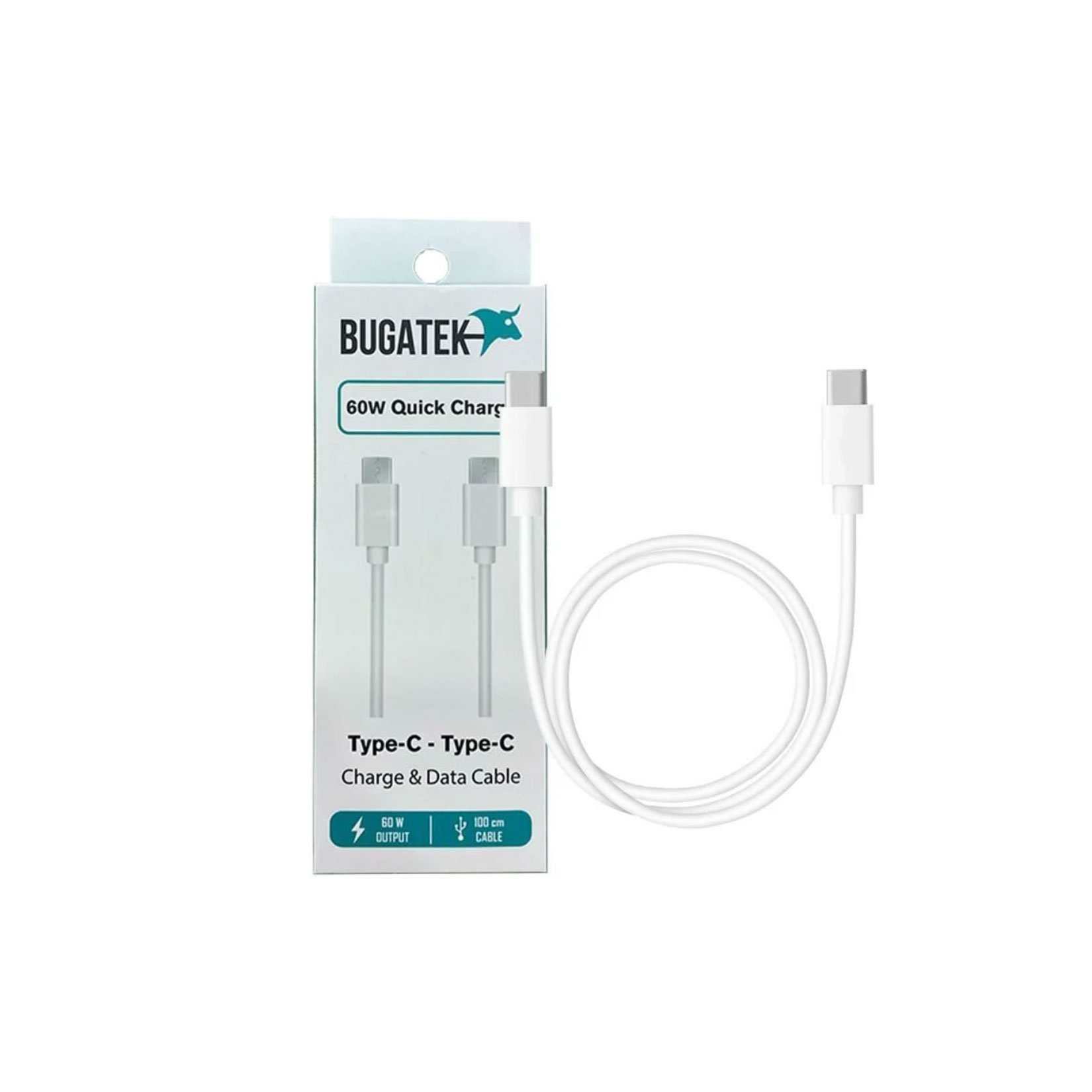 Bugatek Type-C to Type-C 100 cm Charge Data Cable