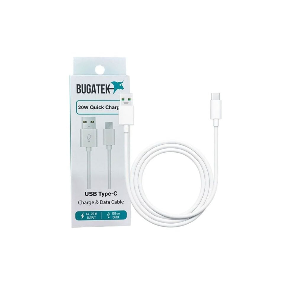 Bugatek Usb to Type-C 100 cm Charge Data Cable
