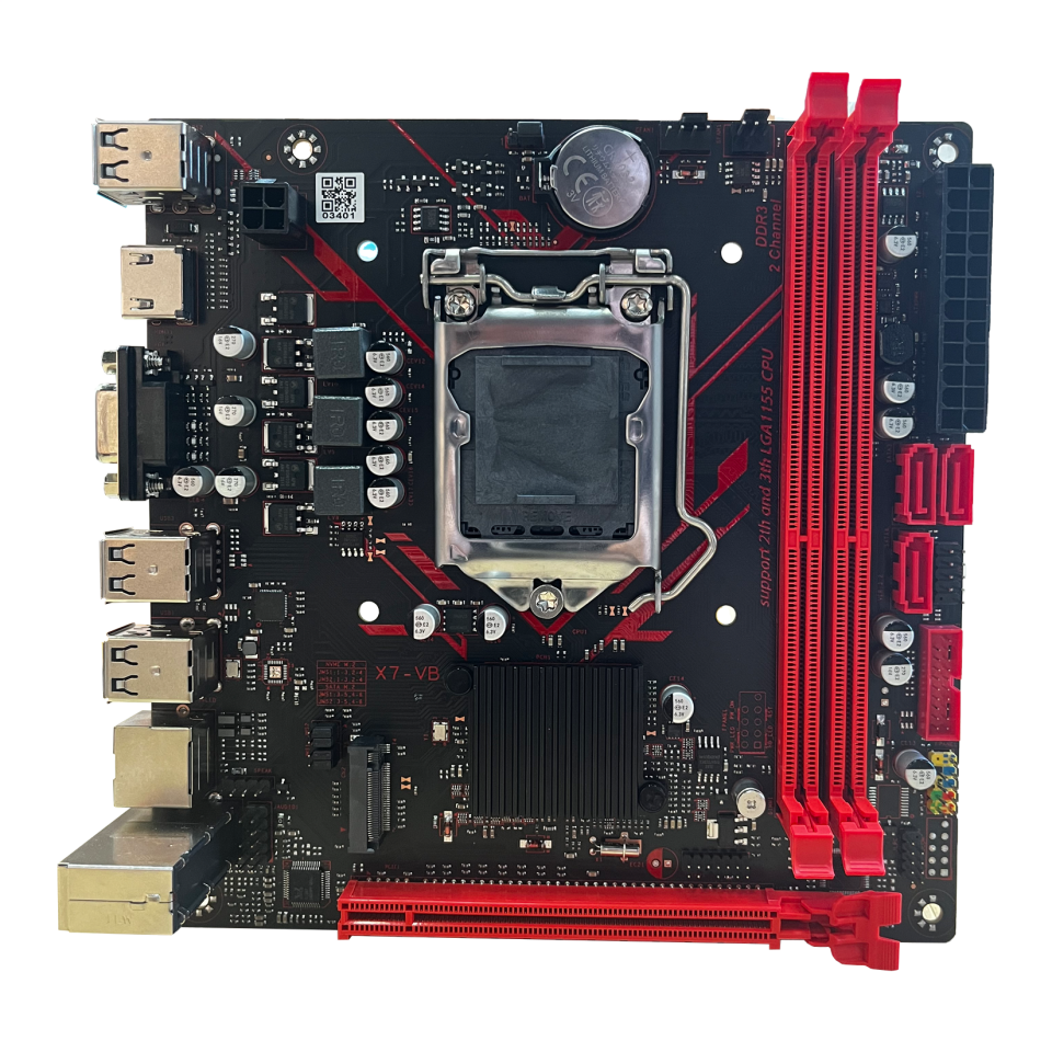 Bugatek H61 2xDDR3 M.2 HDMI 2-3.nesil LGA1155 Soket Anakart