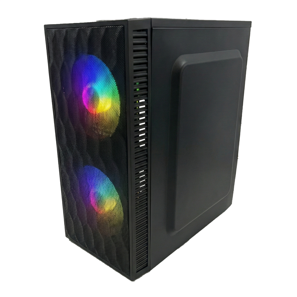 Bugatek BG2FNGM0 Çift Fanlı Usb 3.0 Micro - Atx Rgb Bilgisayar Kasası