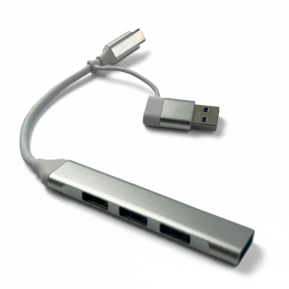 BUGATEK  Type-C - 4 Port 3.0 USB Çoğaltıcı Hub