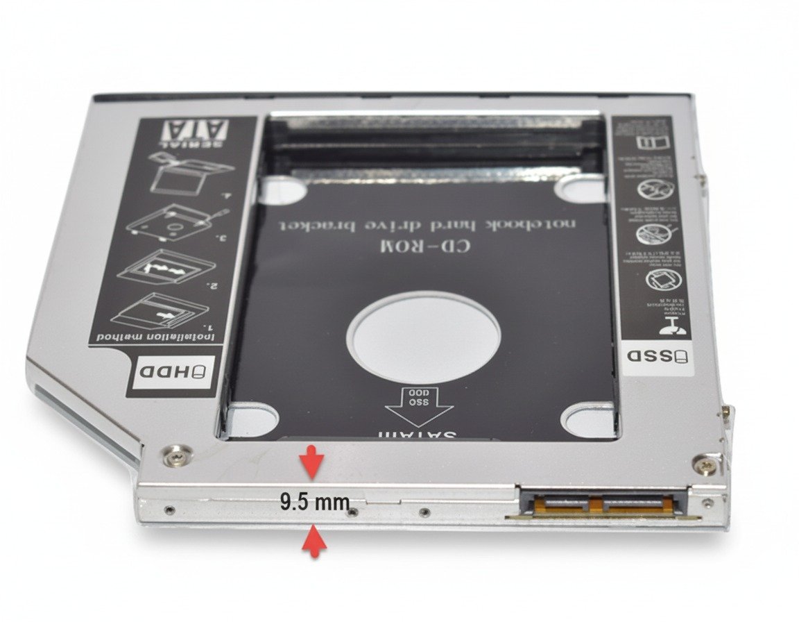 Bugatek BGKZK9-5 Sata 9.5 Mm Ssd Hard Disk Kutusu Kızak