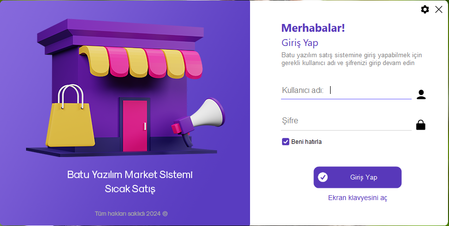 Batu Yazılım Sıcak Satış Barkod Programı Mağaza Programı, Ön Muhasebe, Cari, Stok, Veresiye (Versiyon 1)