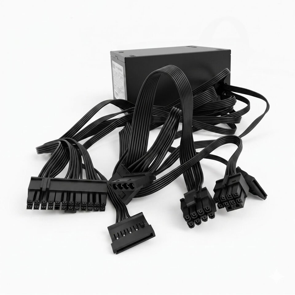 Bugatek BGPWR 400 W 12cm ATX  3 adet SATA 8+8 Pin Power Supply