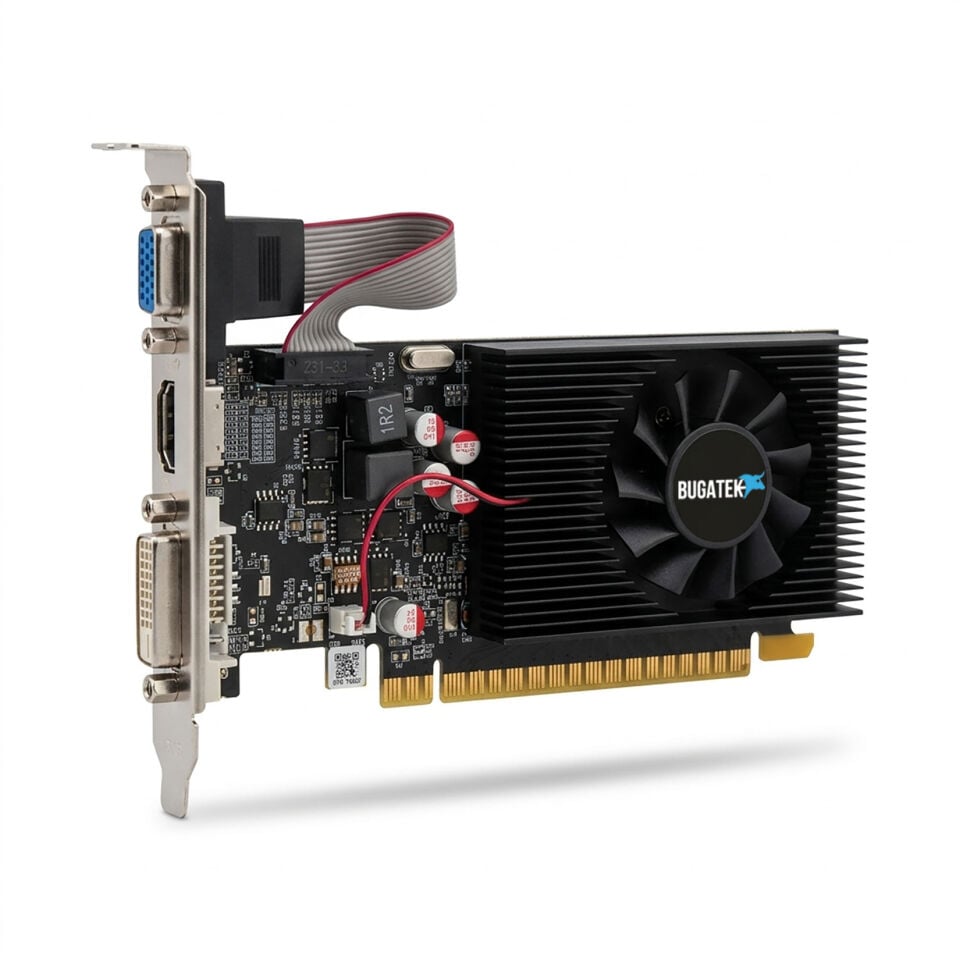 Bugatek Nvidia GT740 DDR3 4GB  128Bit (HDMI-VGA-DVI) Ekran Kartı
