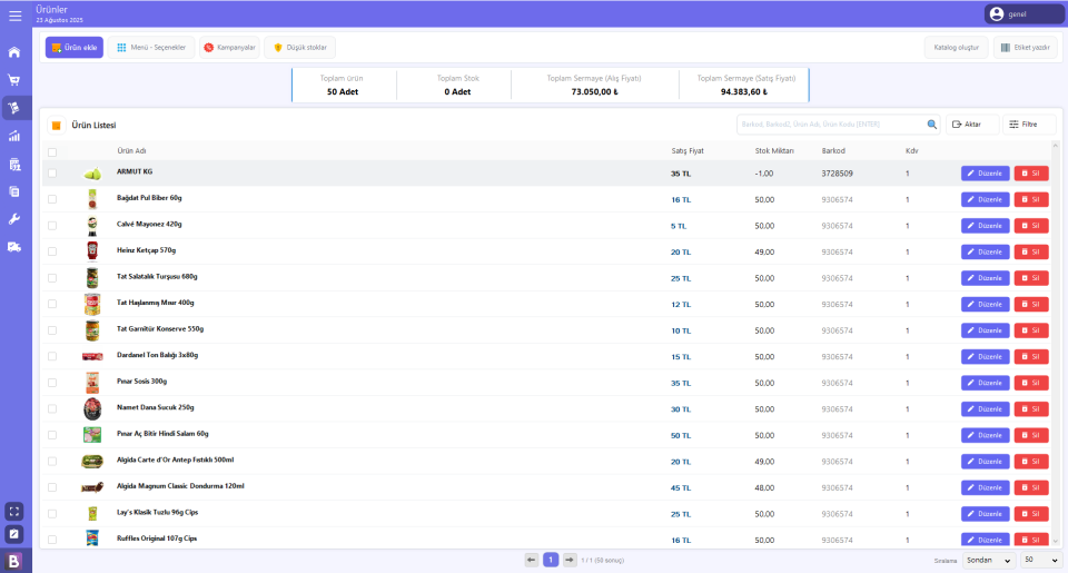 i5 Masaüstü Bilgisayar + 20” Monitör + Batu Yazılım Barkodlu Satış Sistemi (v2 - Yıllık Lisans)