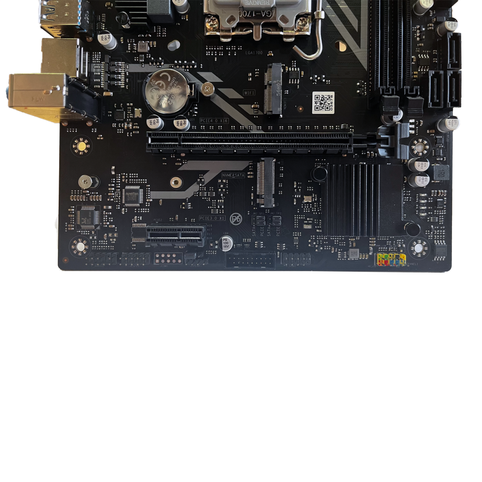 BUGATEK H610M SOKET 1700 DDR4 3200MHZ HDMI VGA M.2 USB3.2 1x 1G LAN mATX Anakart