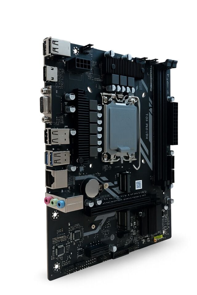 BUGATEK H610M SOKET 1700 DDR4 3200MHZ HDMI VGA M.2 USB3.2 1x 1G LAN mATX Anakart