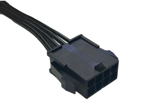 Bugatek Power Uzatma Kablosu 8 Pinli Atx 12V P8 Erkek/dişi Cpu Güç Kaynağı Uzatma 12 cm Kablosu