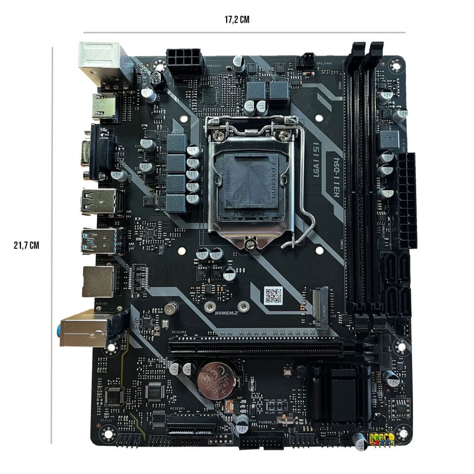 Bugatek H110 2xddr4 M.2 HDMI 6-7-8-9.nesil LGA1151 Soket Anakart