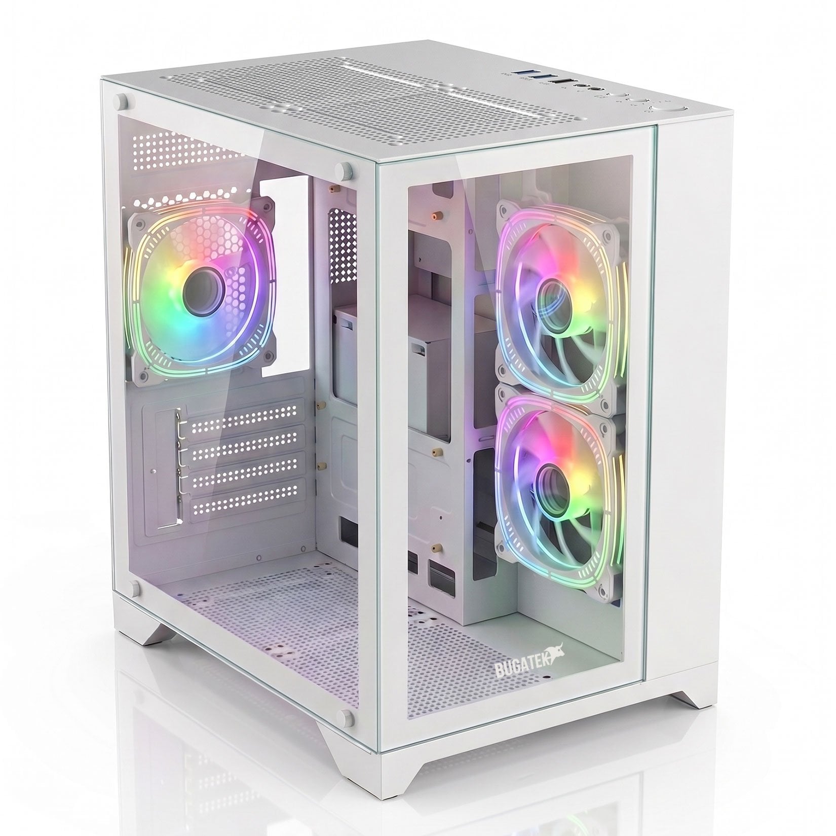 Bugatek AY-Buke Beyaz M-ATX Akvaryum Kasa 1.503 TL!