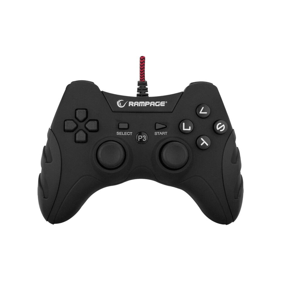 Rampage Pulse Wave PS3/PC X INPUT Siyah USB 1.8m Joypad