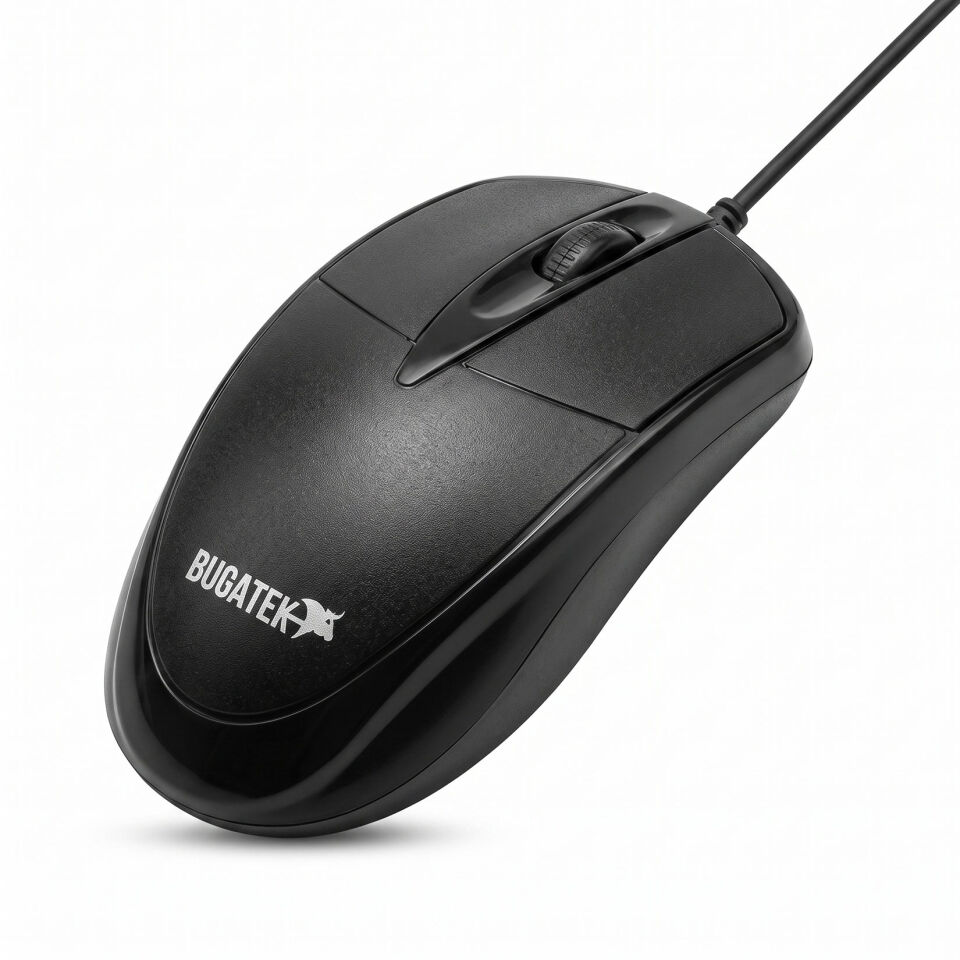Bugatek Kablolu Optik Ofis Mouse