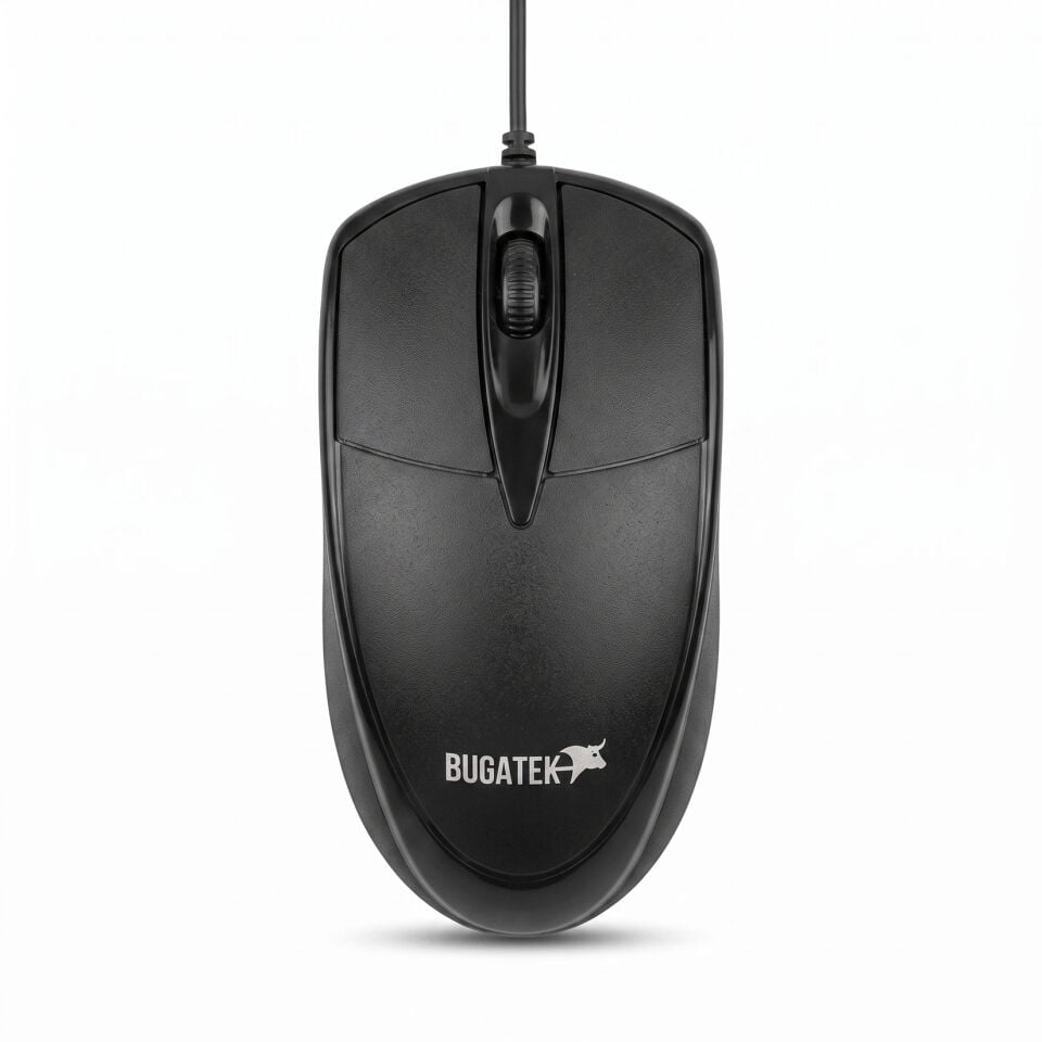 Bugatek Kablolu Optik Ofis Mouse