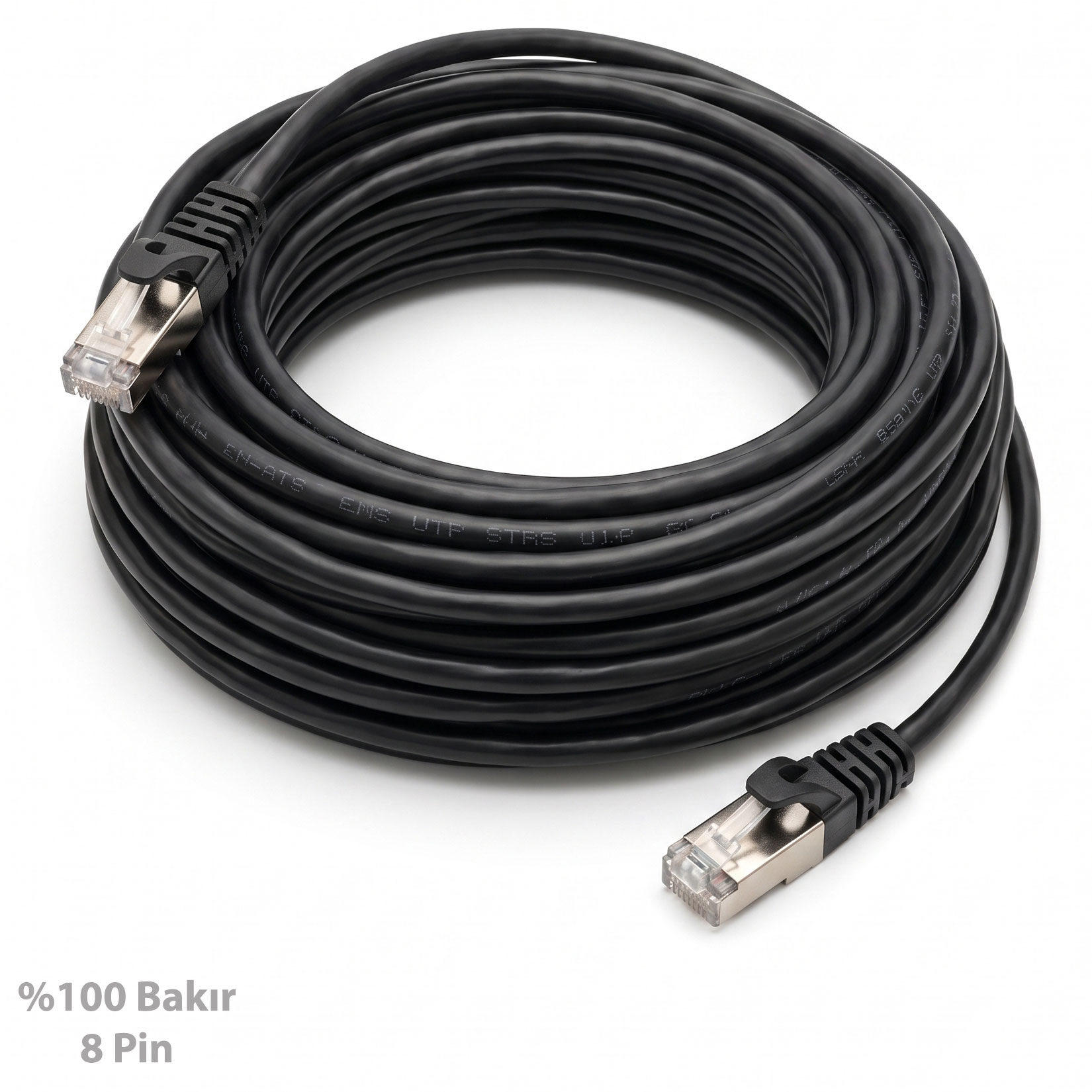 Bugatek Cat6 10 Metre Ethernet Network İnternet Kablosu