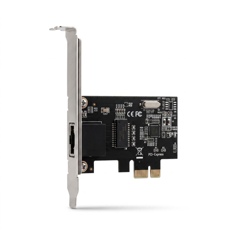 Bugatek 10/100/1000 Mbps Gigabit PCIe Network Adaptör  PCI Express Uyumluluğu